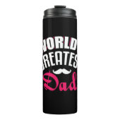 Daddy Gift World Bester Vater Thermosbecher (Vorderseite)