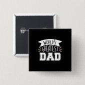 Daddy Gift World's größter Vater Button (Vorne & Hinten)