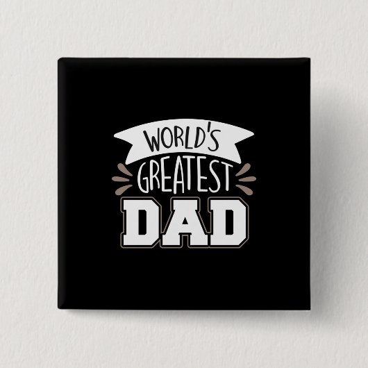 Daddy Gift World's größter Vater Button (Vorderseite)