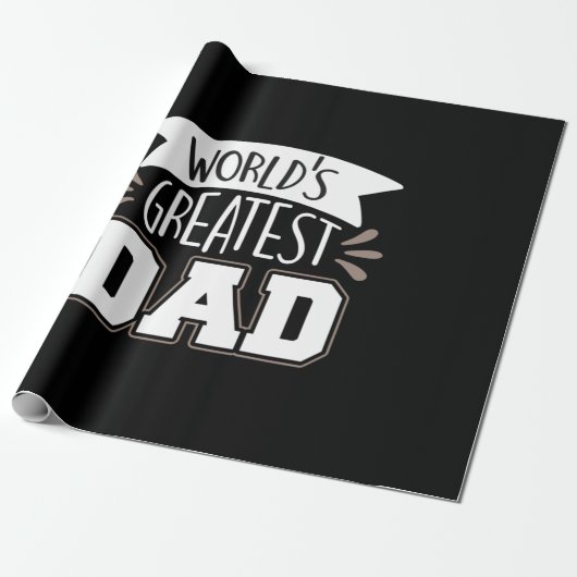 Daddy Gift World's größter Vater Geschenkpapier (Ungerollt)