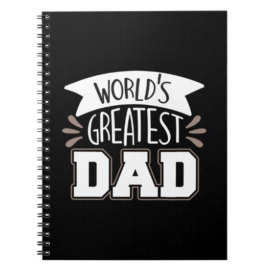 Daddy Gift World's größter Vater Notizblock (Vorderseite)