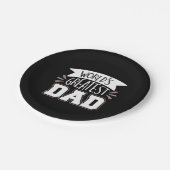 Daddy Gift World's größter Vater Pappteller (Schrägansicht)