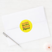 Daddy Gift You Mean Father Figures Runder Aufkleber (Umschlag)