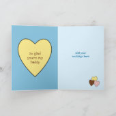 Daddy-Giraffen von kleinen Geburtstagsgrüßen Karte (Innenseite)