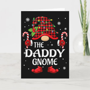 Daddy Gnom passende Weihnachts-Pyjamas für die Fam Karte