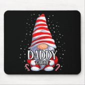 Daddy Gnome Christmas Pajamas Matching Family Grou Mousepad (Vorne)