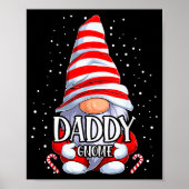 Daddy Gnome Christmas Pajamas Matching Family Grou Poster (Vorne)