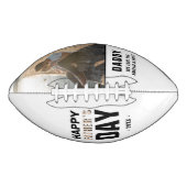 Daddy Happy Vatertag Foto Football (Vorderseite)