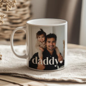 Daddy Heart - Foto des Ersten Vaters Kaffeetasse
