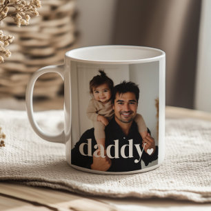 Daddy Heart - Foto des Ersten Vaters Kaffeetasse