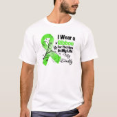 Daddy Hero in My Life Lymphoma Ribbon T-Shirt (Vorderseite)