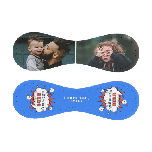 Daddy Hero Superhero Vater Father's Day Foto Baseb Baseball (Paneele)