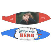 Daddy Hero Superhero Vater Father's Day Foto Basketball (Panele)