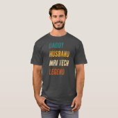 Daddy Husband MRI Tech Legend MRI Technologist T-Shirt (Vorne ganz)