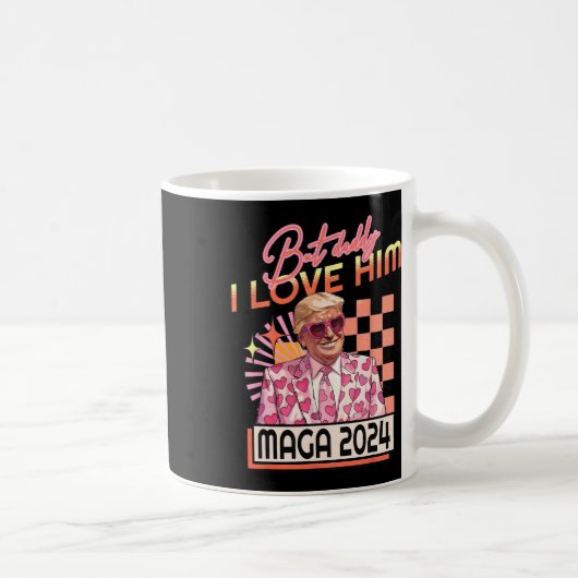 Daddy I Liebe Ihm Maga 2024 Donald Trump Zurück 4. Kaffeetasse (Rechts)