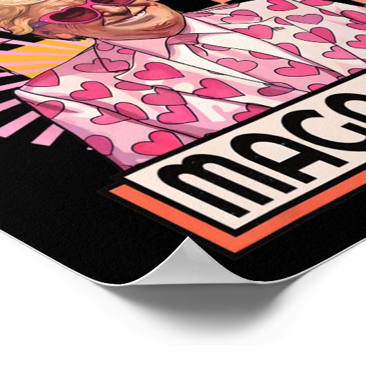 Daddy I Liebe Ihm Maga 2024 Donald Trump Zurück 4. Poster (Ecke)