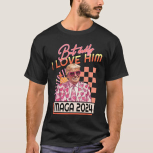 Daddy I Liebe Ihm Maga 2024 Donald Trump Zurück 4. T-Shirt