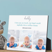 Daddy I Liebe Sie so viel 3 Foto Personalisiert