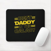 Daddy In The Galaxy Funny Fathers Day Gift For Men Mousepad (Mit Mouse)