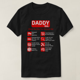 DADDY Inc. Funny Vathers Day T-Shirt