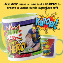 DADDY Is My SUPERHERO Custom PHOTO COMIC