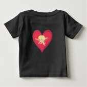 Daddy is my Valentine Baby T-shirt (Rückseite)