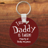 Daddy ist Eigentum des Schlüsselanhängers "Kids Na Schlüsselanhänger (Vorderseite)