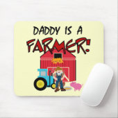 Daddy ist ein Bauer T-Shirts und Geschenke Mousepad (Mit Mouse)
