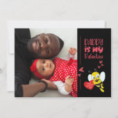 Daddy ist mein Valentine Feiertagskarte (Vorderseite)