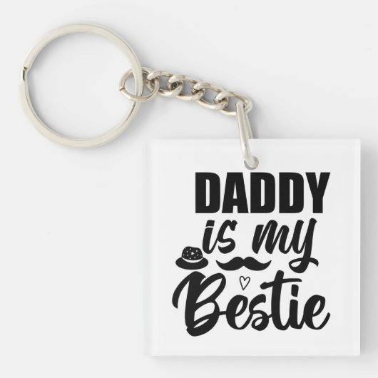 Daddy ist meine Bestie, eine Spezialanleihe mit de Schlüsselanhänger (Vorderseite)