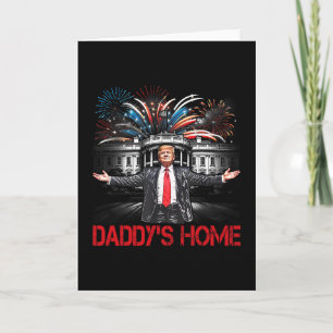 Daddy ist zu Hause Weißes Haus 2025 Präsident Trum Karte
