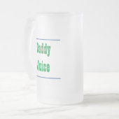 Daddy Juice Mattiert Glass Tasse (Vorderseite Links)