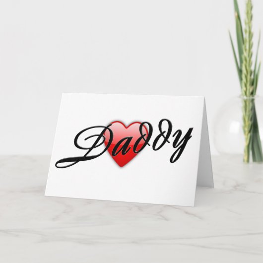 Daddy Karte (Vorderseite)