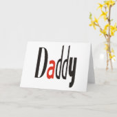 Daddy Karte (Gelbe Blume)