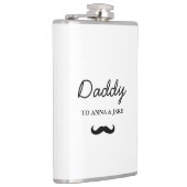 Daddy | Kinder des modernen Vaters benennen Flasch Flachmann (Rechts)