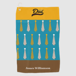 Daddy-Krawatte des Vaters anpassen Golfhandtuch