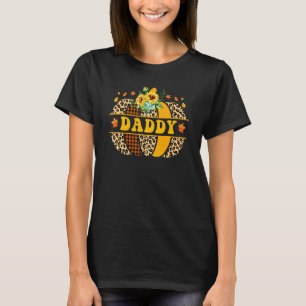 Daddy Kürbis Leopard Sonnenblume Herbst Thanksgivi T-Shirt