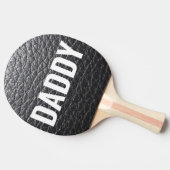 DADDY LEATHER SIEHT PONG PADDLES AUS TISCHTENNIS SCHLÄGER (Seitenansicht)