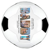 DADDY Letter Cutout Foto Collage benutzerdefiniert Fußball (Gedreht)