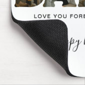 DADDY Letter Photo Collage Birthday Mousepad (Ecke)