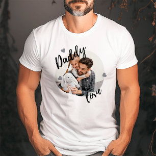 Daddy Liebe Tag des niedlichen Fotos Vater T-Shirt