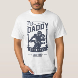 Daddy Lieben NFL Football für Vatertagsgeschenk T-Shirt