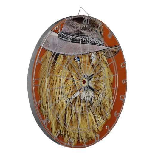 Daddy Lion Dart Board Dartscheibe (Vorderseite Links)