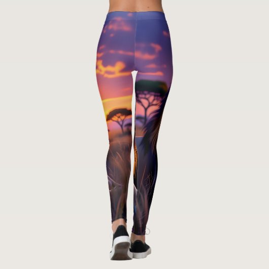 Daddy Lion's Sunset Pride Leggings | Hürden (Rückseite)