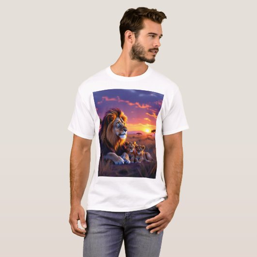 Daddy Lion's Sunset Pride T - Shirt (Vorne ganz)