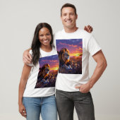 Daddy Lion's Sunset Pride T - Shirt (Unisex)