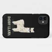 Daddy Llama Alpaca Funny Animal Lover Case-Mate iPhone Hülle (Rückseite (Horizontal))
