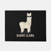 Daddy Llama Alpaca Funny Animal Lover Fußmatte (Vorderseite)