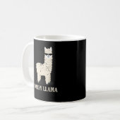Daddy Llama Alpaca Funny Animal Lover Kaffeetasse (Vorderseite Links)