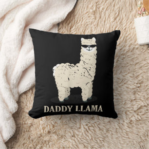 Daddy Llama Alpaca Funny Animal Lover Kissen